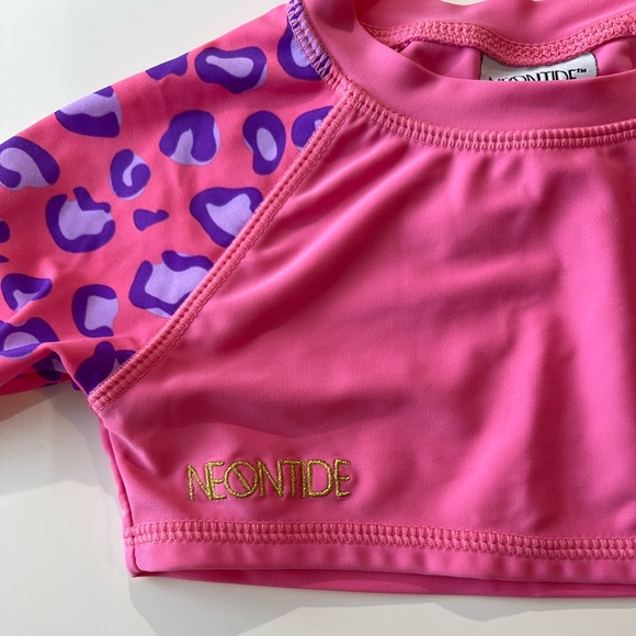 Neontide Crop Swim Top Toddler - Picture 4 of 4